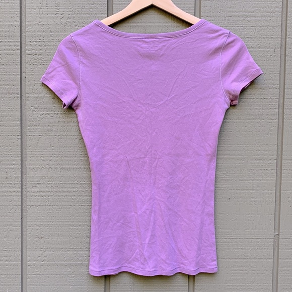 Victoria’s Secret Tee Shop Purple Tee - Picture 3 of 5
